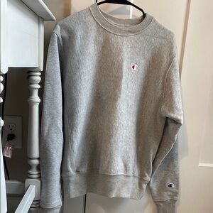 Champion Gray Reverse Weave Crewneck